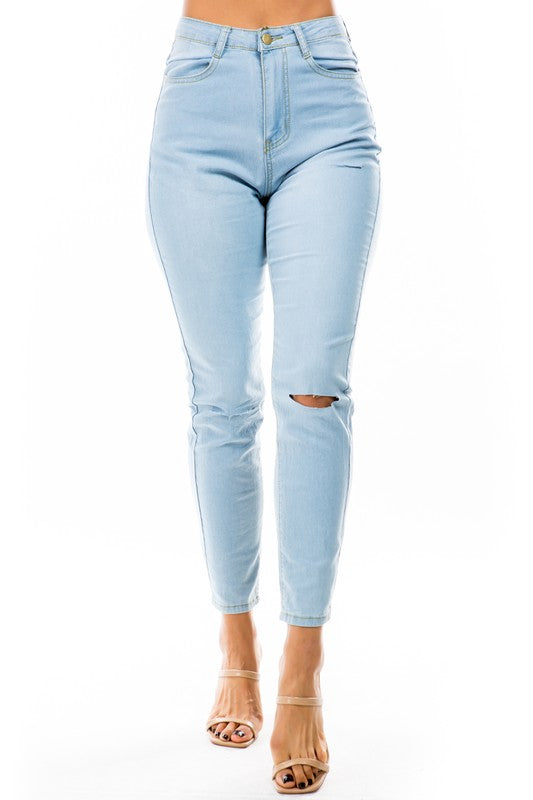 COLOR DENIM JEANS