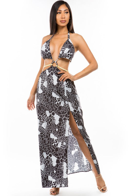 VOLCANO MAXI DRESS