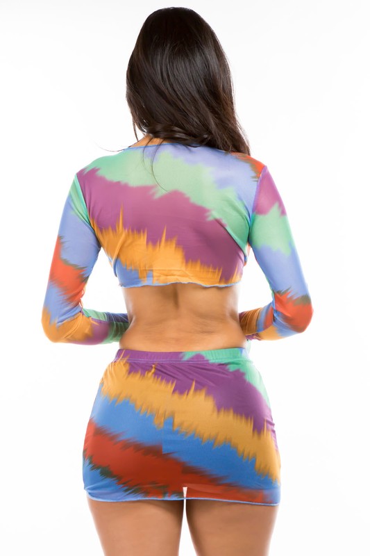 TIE DYE 2 PIECE SUMMER SET