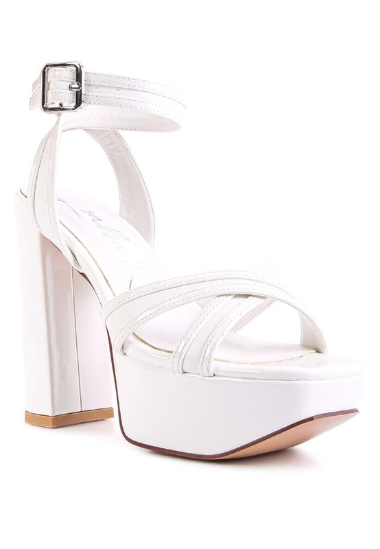 CHY PLATFORM HEELED SANDALS