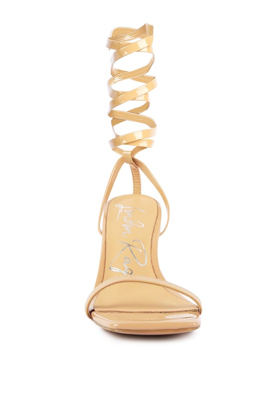 Tie Up Spool Sandals