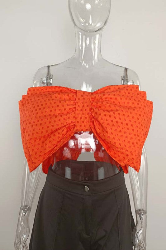 DOUBLE BOW-TIE TOP