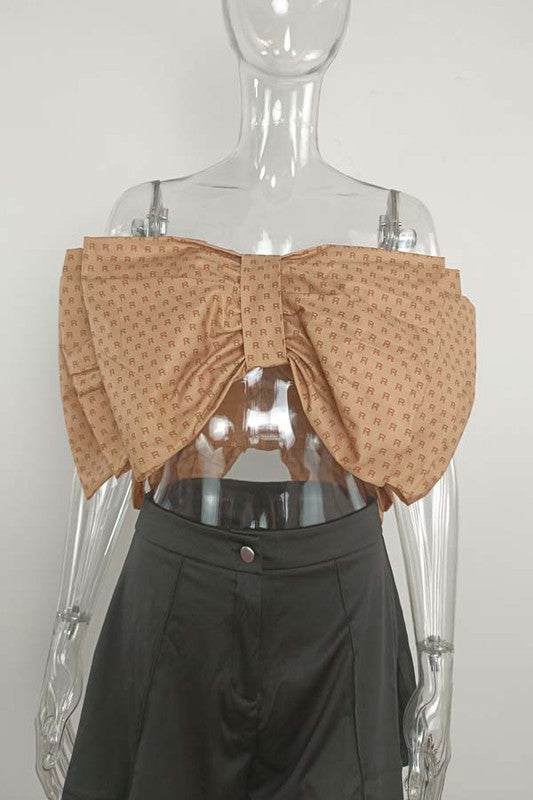 DOUBLE BOW-TIE TOP