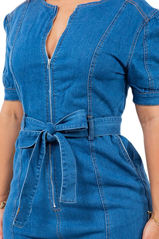 GINA DENIM JUMPSUIT