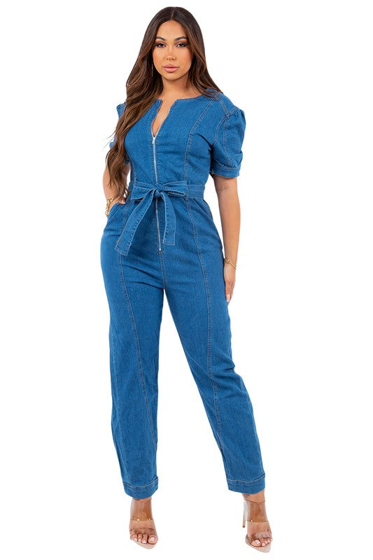 GINA DENIM JUMPSUIT