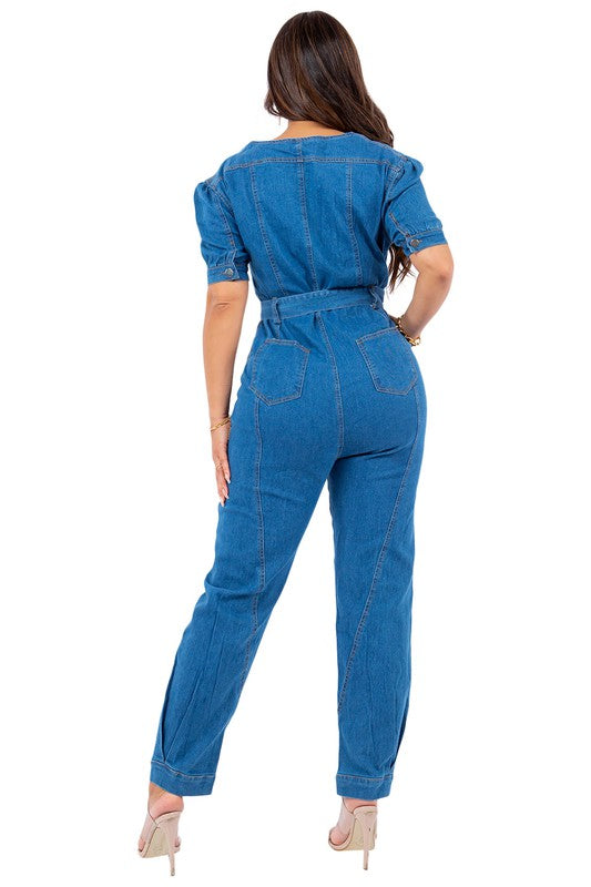 GINA DENIM JUMPSUIT