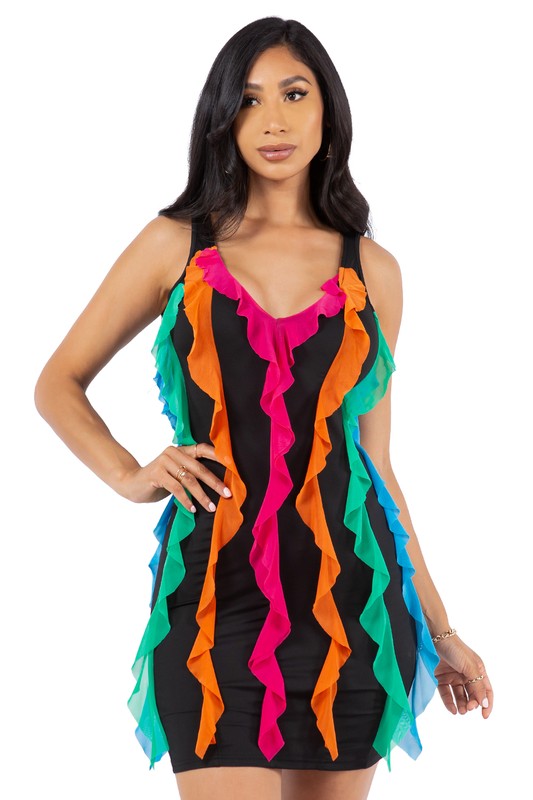 NEON LIGHTS SUMMER DRESS