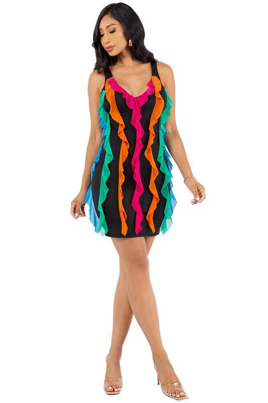 NEON LIGHTS SUMMER DRESS