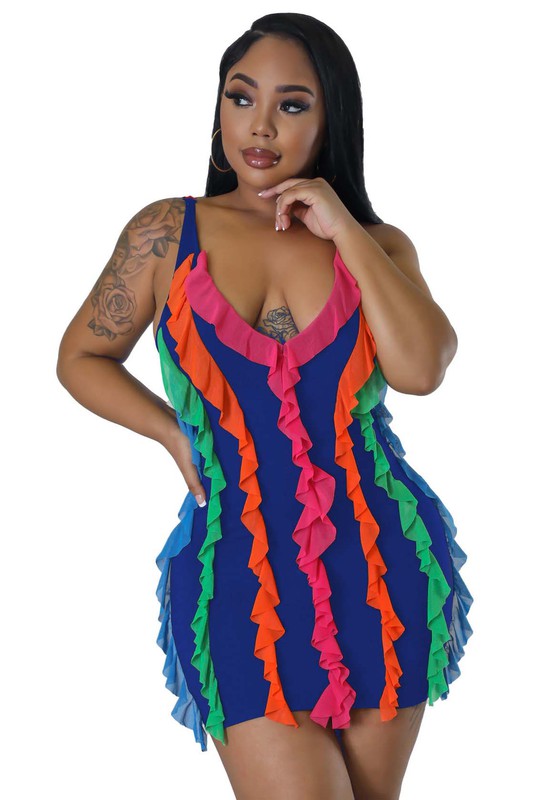 NEON LIGHTS SUMMER DRESS