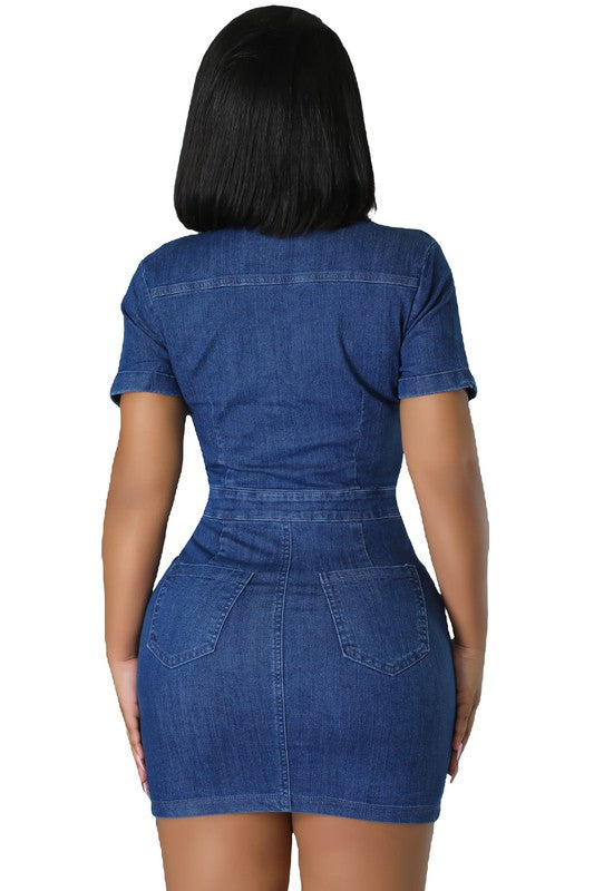 ANGEL DENIM DRESS