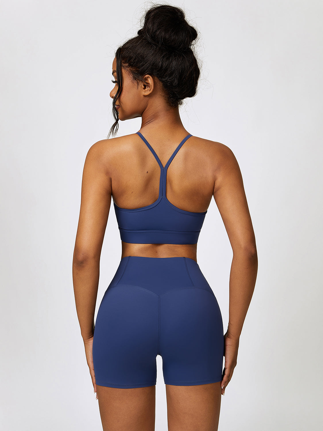 Gigi Sport Bra and Wide Waistband Shorts Set